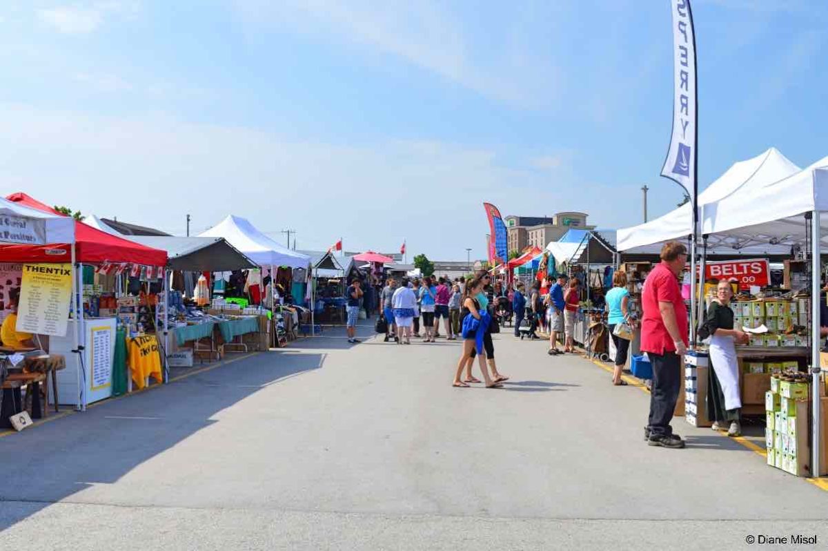 A Few of the Numerous Vendors at St. Jacobs Farmers Market. Ontario