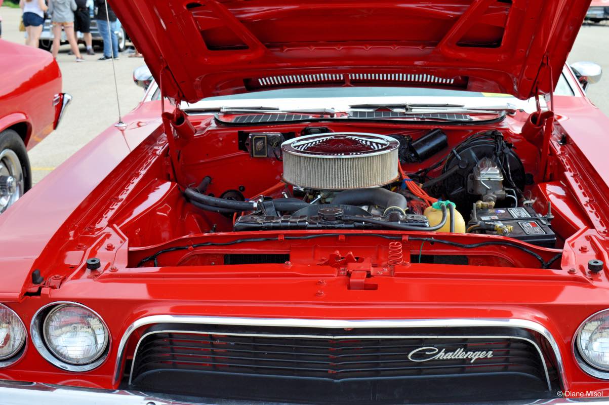 Challenger Classic Car Engine | TravelFoodDrink.com