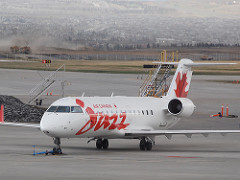 Canadian Jazz Airplane on Tarmac