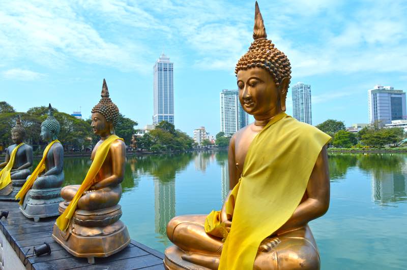 Seema Malaka on Lake Beira - Colombo, Sri Lanka