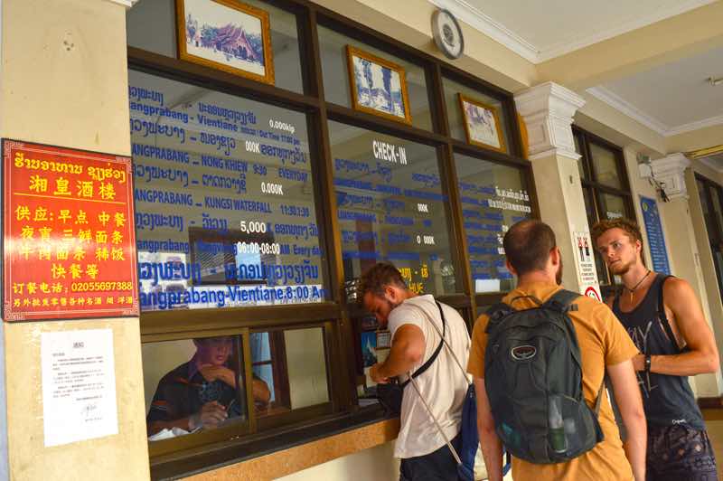 Bus Station in Luang Prabang, Laos