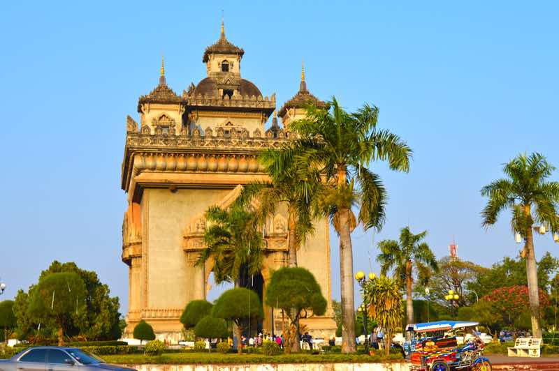 Patuxai Gate – Vientiane, Laos | TravelFoodDrink.com